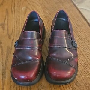 Dansko Burgundy Clogs